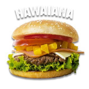 2X1 BURGER HAWAIANA + PAPAS ESPECIALES